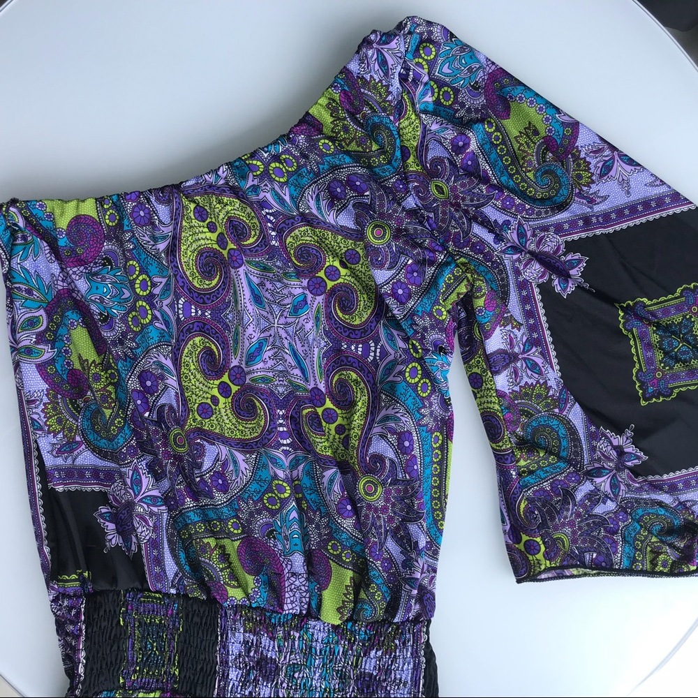 LIKE NEW!! 💜 one sleeve jumpsuit